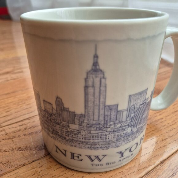 2011 Starbucks New York City The Big Apple 18 Oz Coffee Mug Architecture Series - Picture 2 of 7